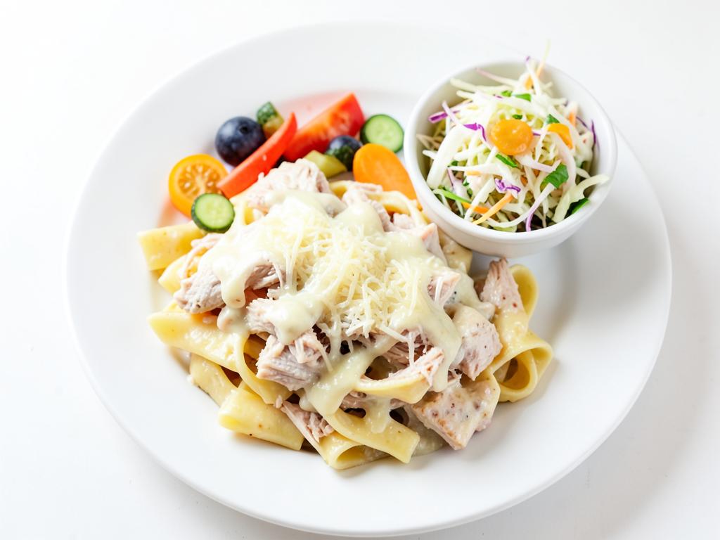 Chicken Negresco Pasta & Coleslaw